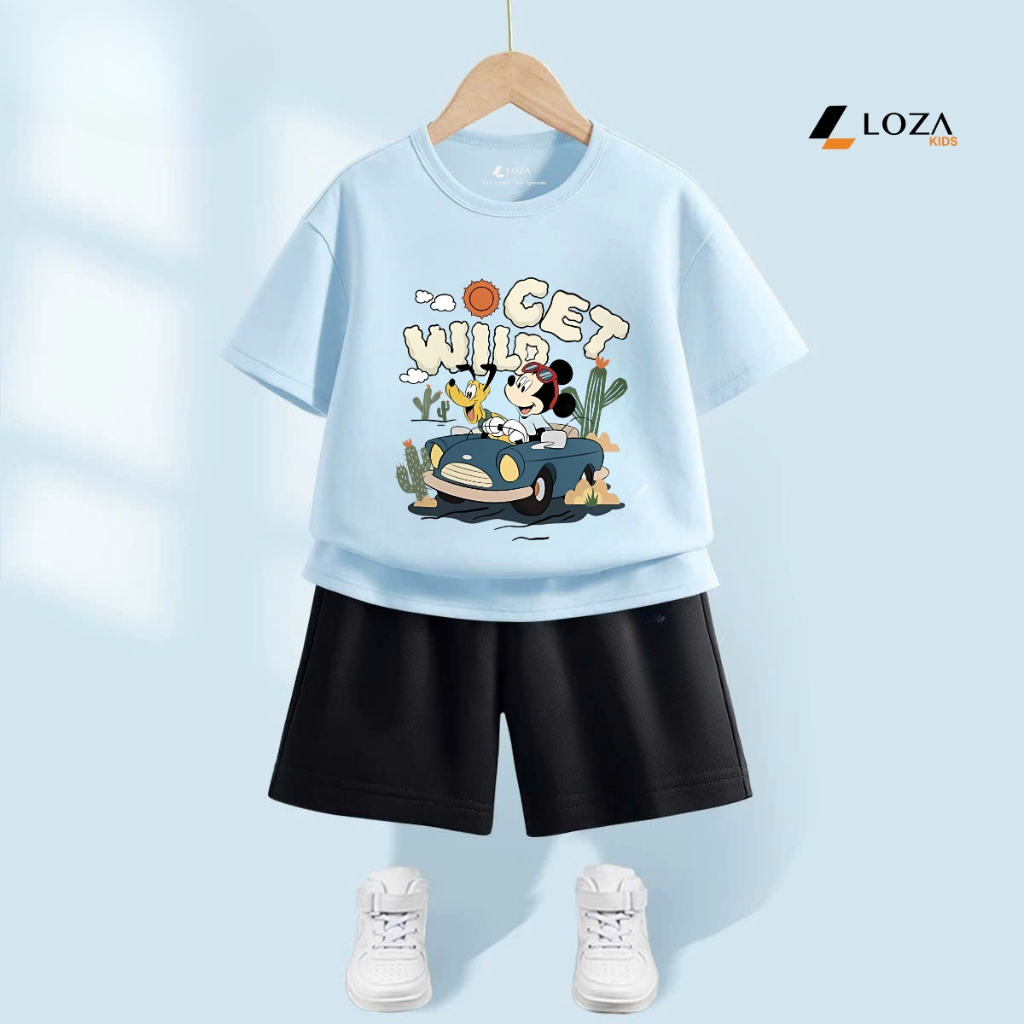 Bộ quần áo bé trai in hình 'Mickey Get Wild' - Loza G0314_thumbnail_6