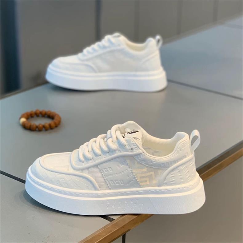 GA358 - Giày thể thao nam lưới trắng thoáng khí phong cách Âu mùa hè 2024