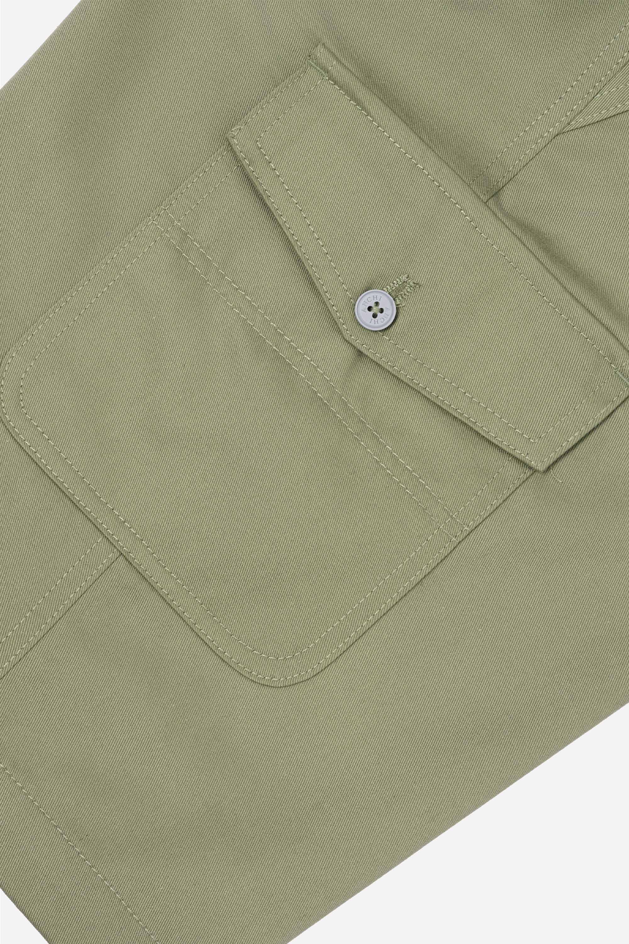 Quần Soọc Kaki Túi Hộp Nam Trung Niên ANCHI Dáng Suông Dài Qua Gối Màu Vỏ Đỗ_thumbnail_6