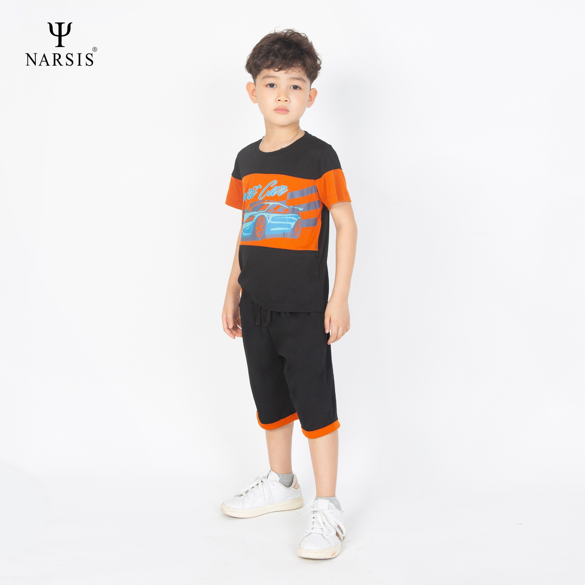 BỘ HÈ BÉ TRAI KE1010 NARSIS CHẤT LIỆU THOÁNG MÁT, DỄ CHỊU, THOẢI MÁI CẢ NGÀY, DỄ VẬN ĐỘNG_thumbnail_0