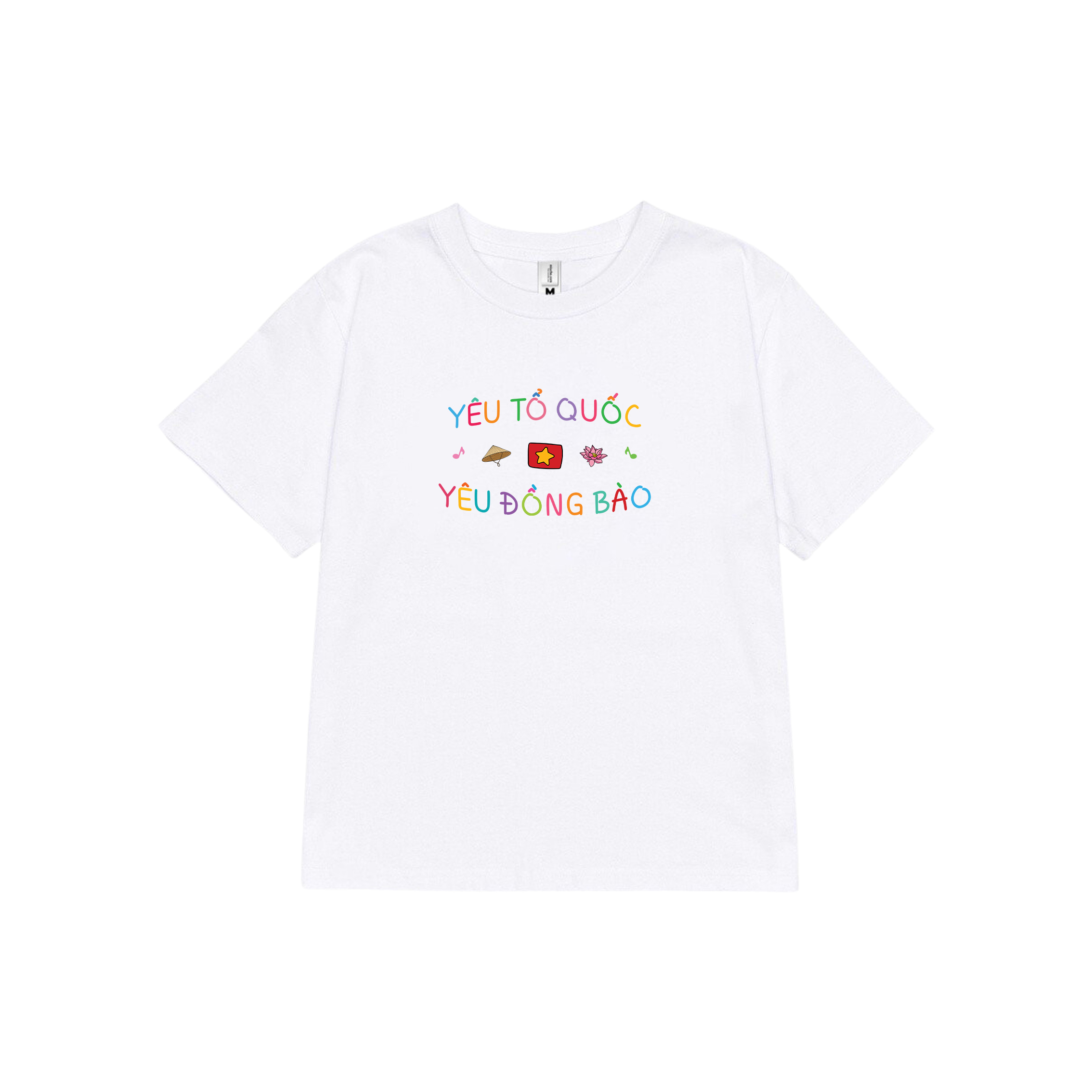 Áo baby tee ôm eo Việt Nam tôi yêu 2128 Miucho cổ tròn vải cotton 4c co giãn thoáng mát in mix_thumbnail_11