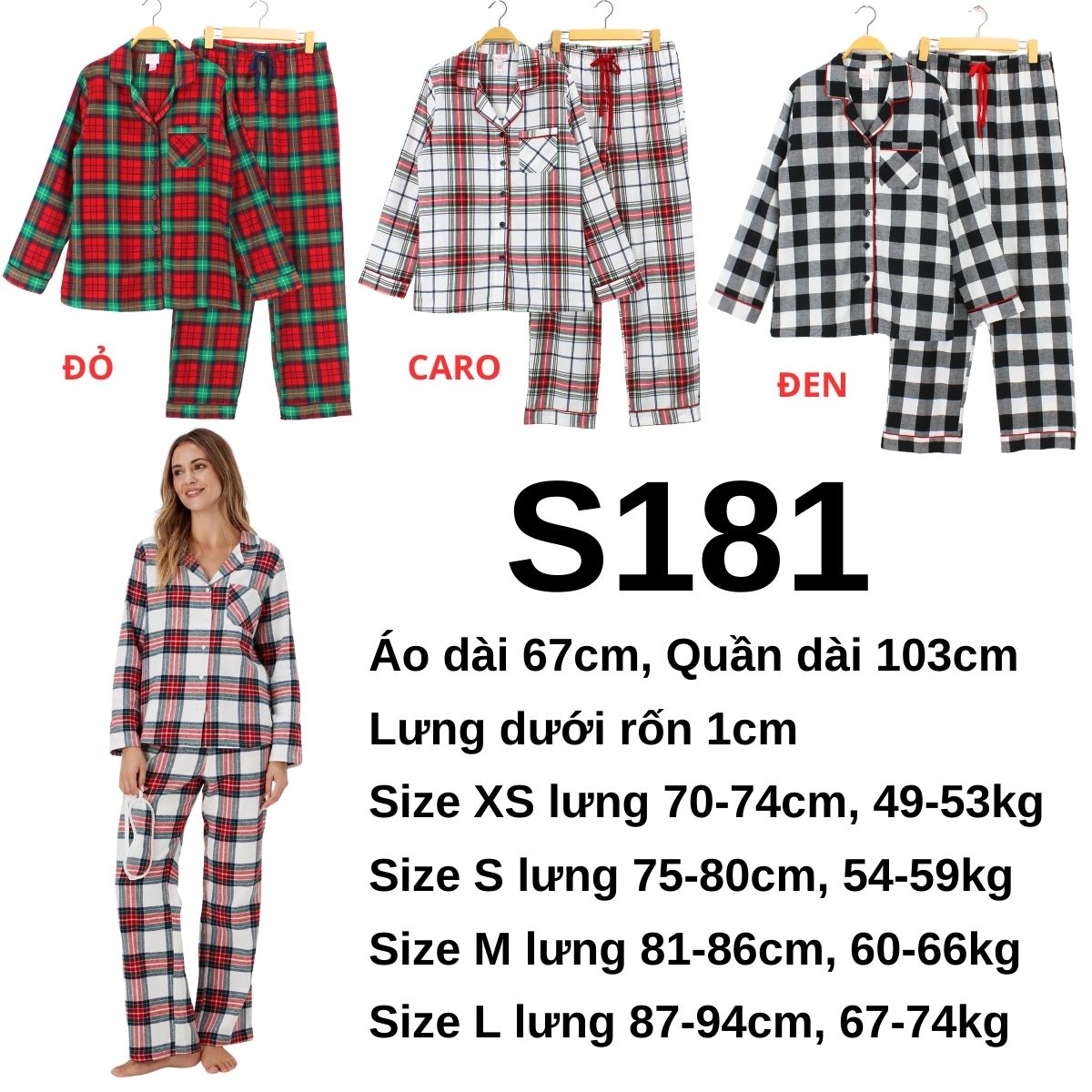 S181 Sét bộ pizama