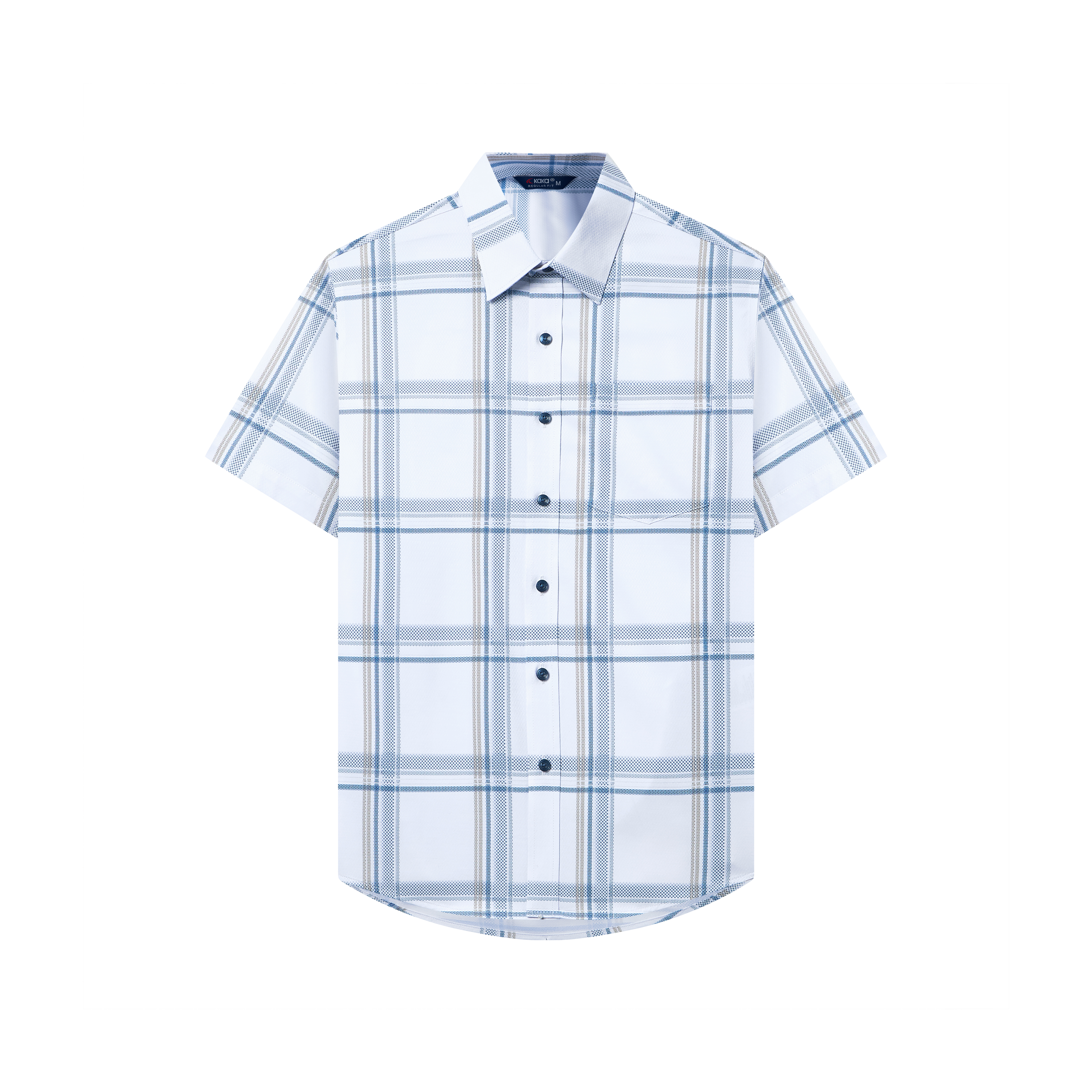 Áo Sơ Mi Kaka Sọc To Vạt Tôm