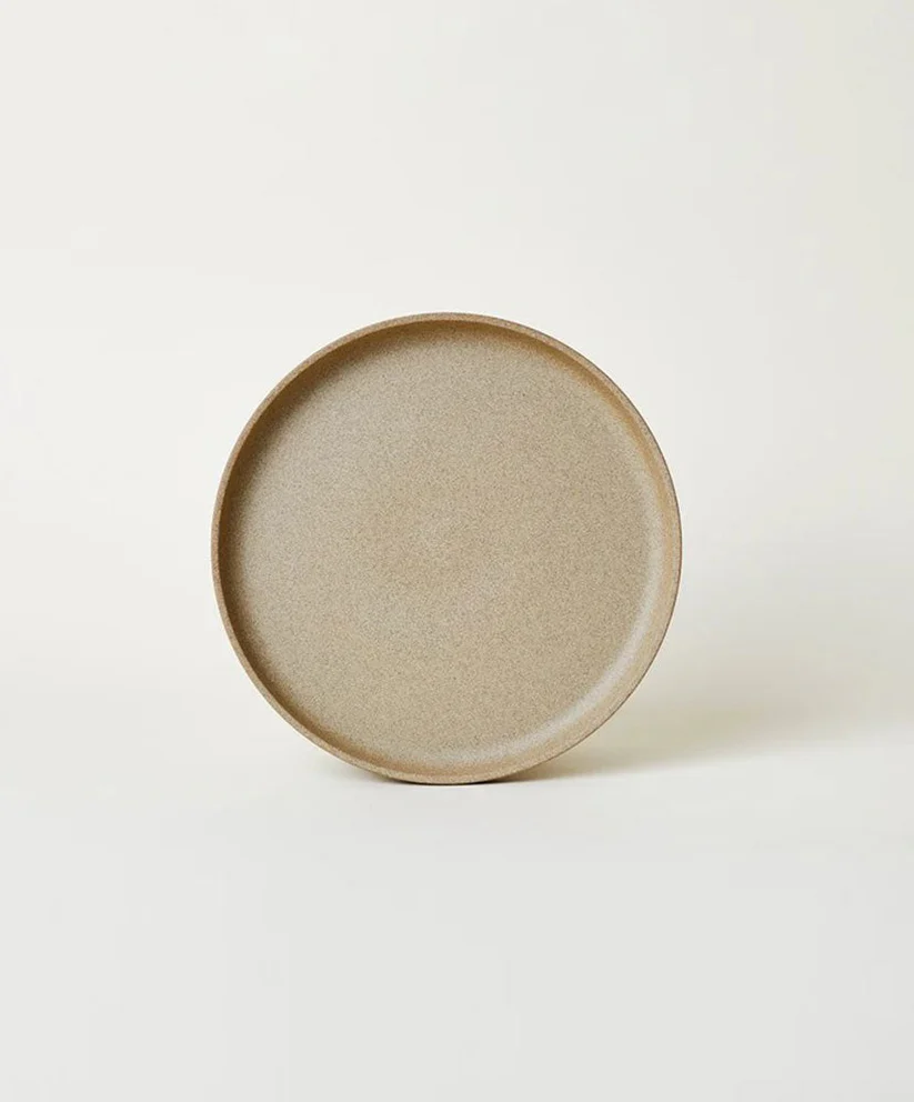 Beige Ceramic White Matte Plates