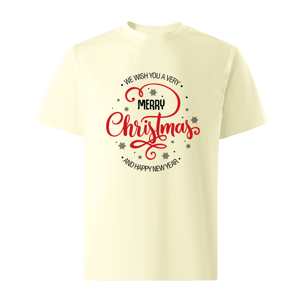 Áo phông nam giáng sinh noel form rộng cổ tròn vải cotton thoáng mát 1798 Miucho Iconic in typography_thumbnail_15