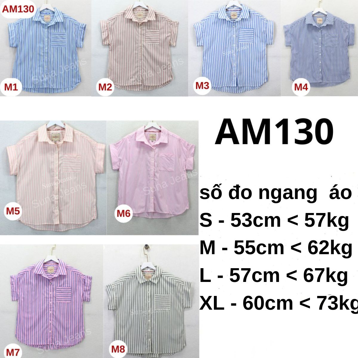 AM130-Áo sơmi tay ngắn CaSa