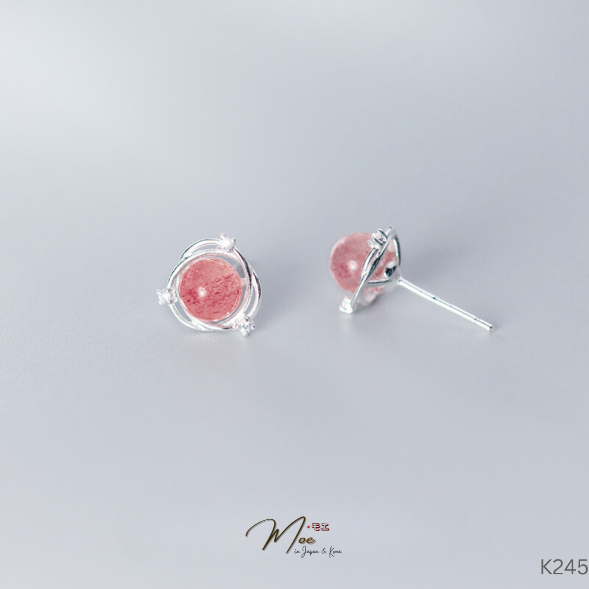 K245 - Khuyên tai dâu hồng ngôi sao_thumbnail_1