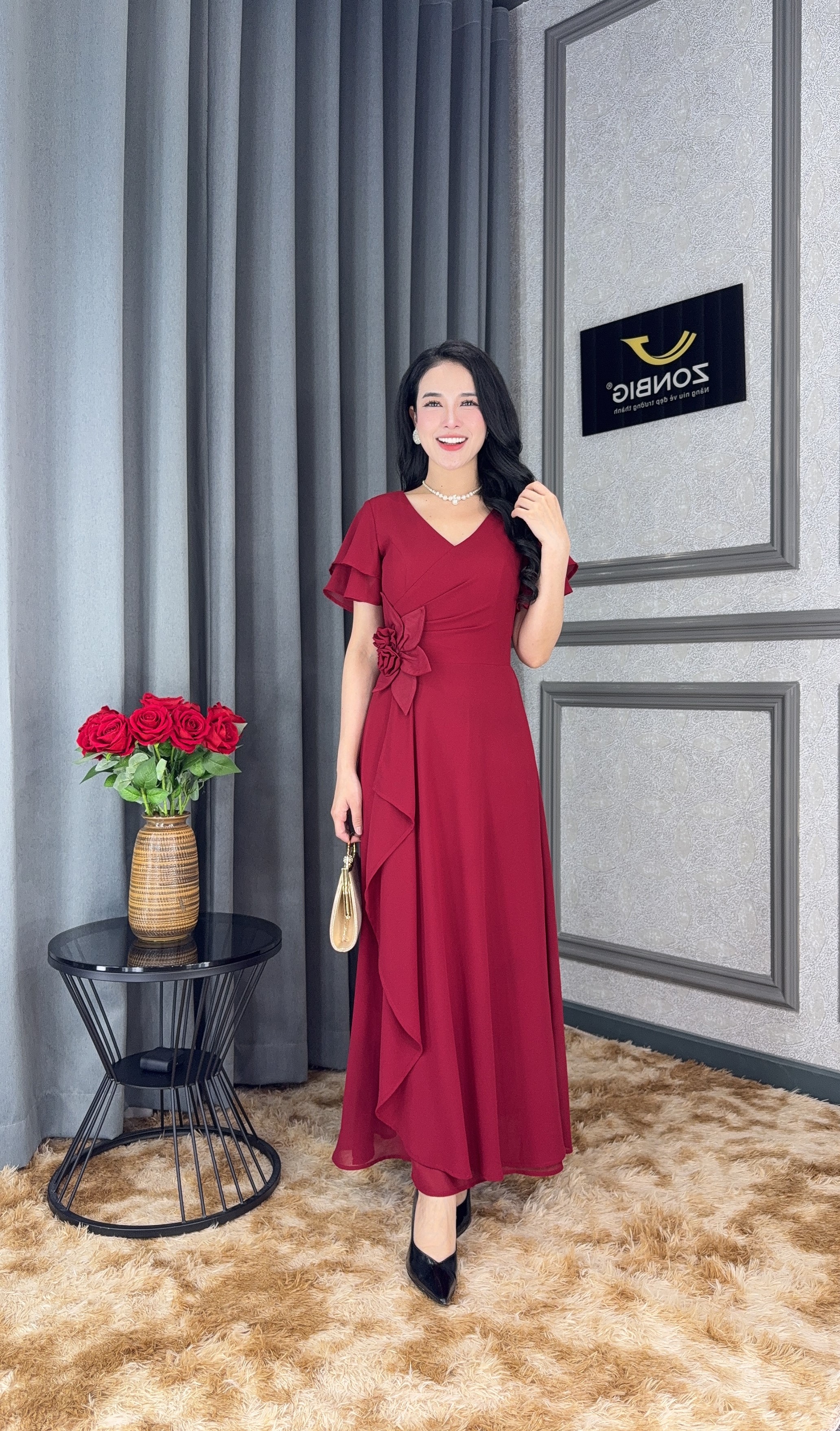 Đầm xòe - Y2079 - Thương hiệu Zonbig_thumbnail_3