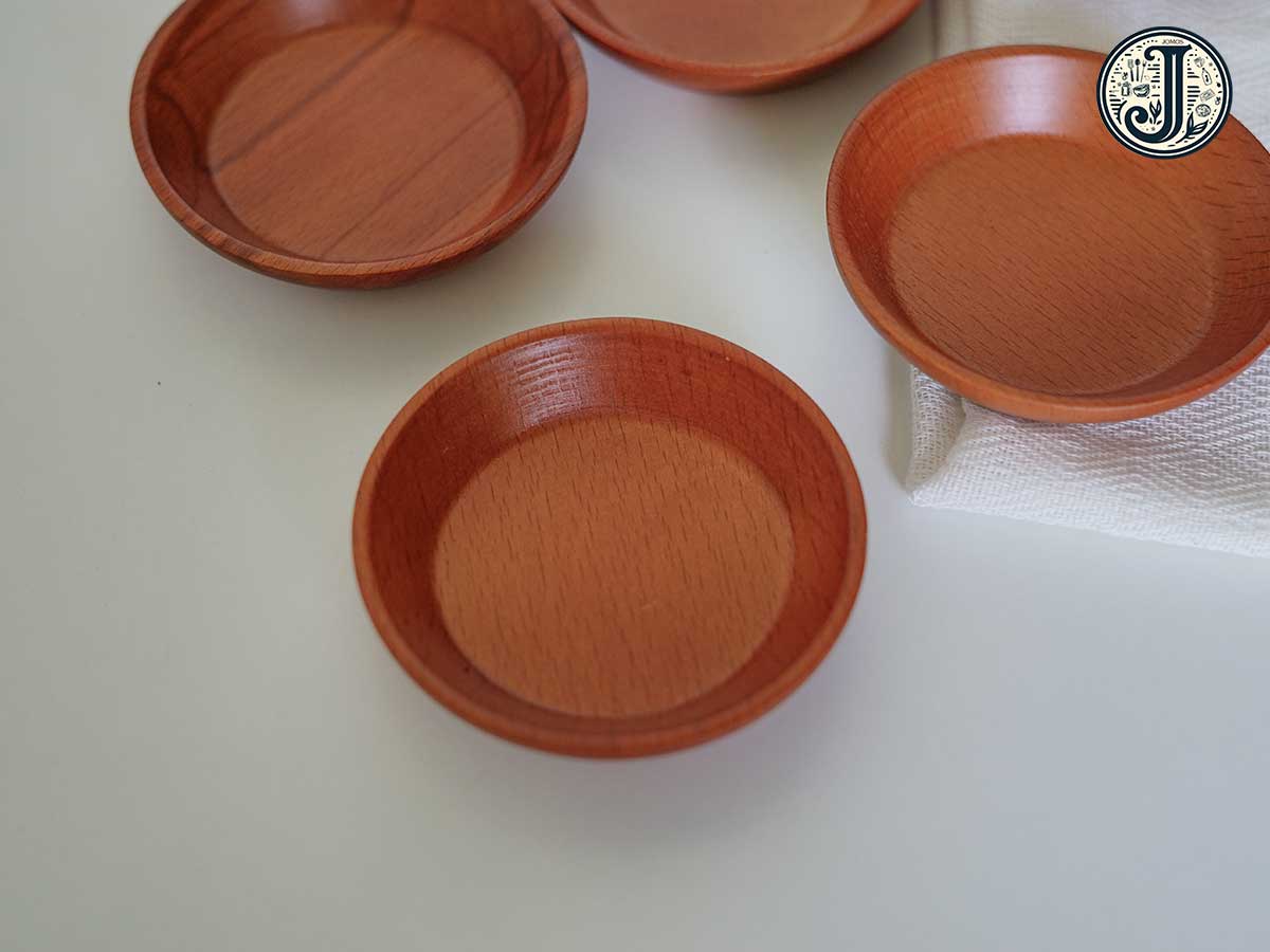 Set 2 chén chấm gỗ 9cm J000347