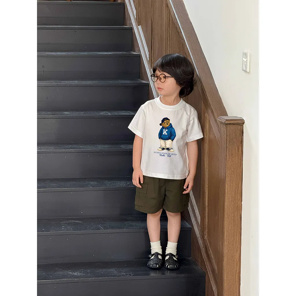 Áo thun bé trai Gấu Teddy siêu ngầu Kado 3412_thumbnail_4