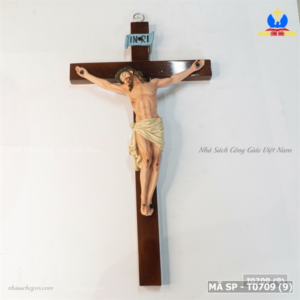 Tượng Chúa chịu nạn 30cm vẽ tay ✔_thumbnail_3