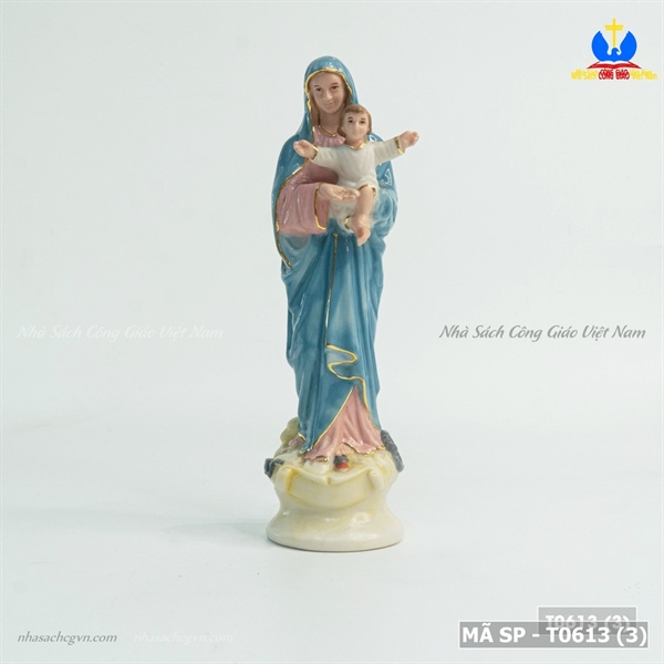 Tượng sứ Mẹ Mẫu Tâm 15cm