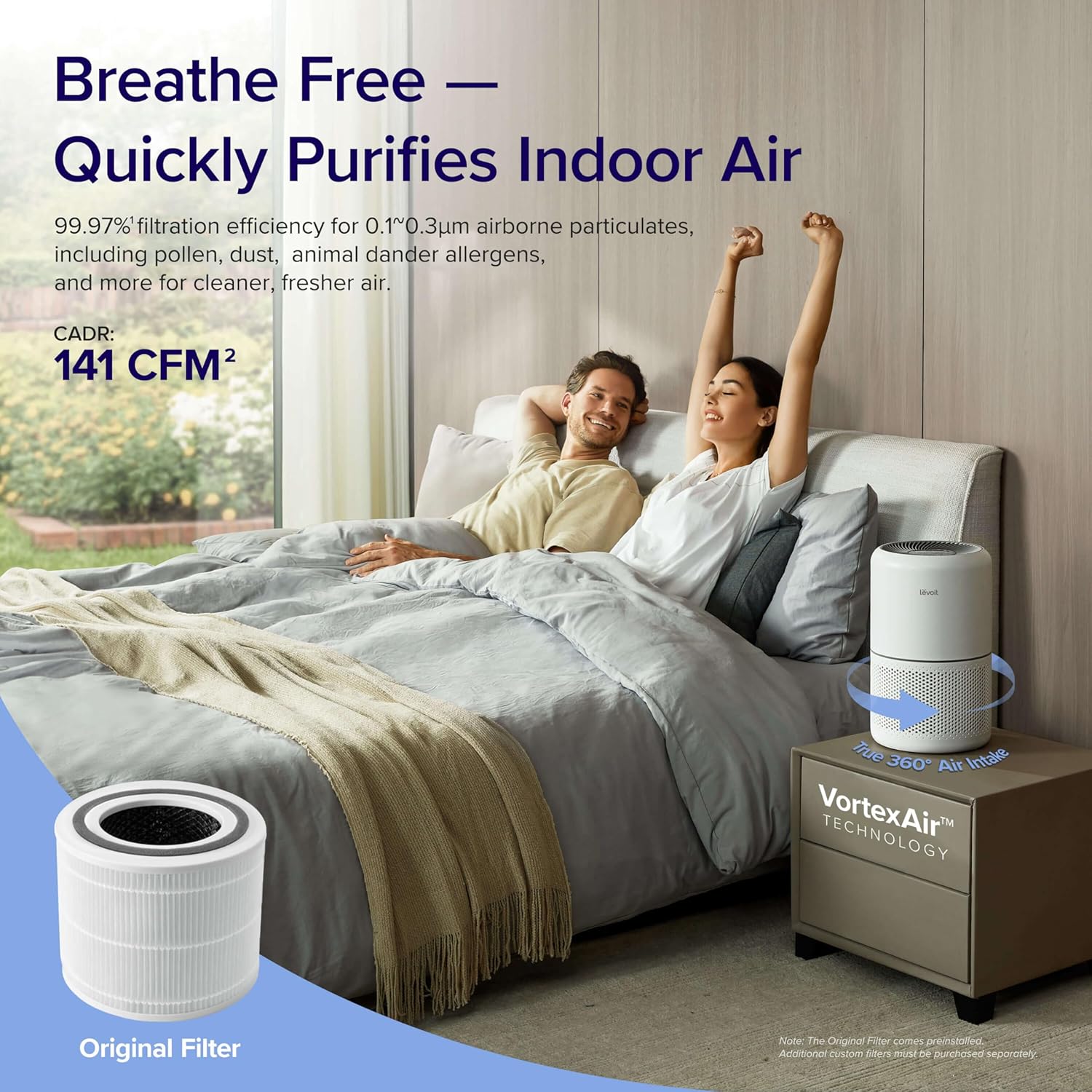 40m2 | Levoit Core 300 Air Purifier _thumbnail_3