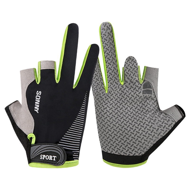 Găng Tay Câu Cá Hở Ngón SONNY Sport Chất Liệu Da Lộn_thumbnail_4