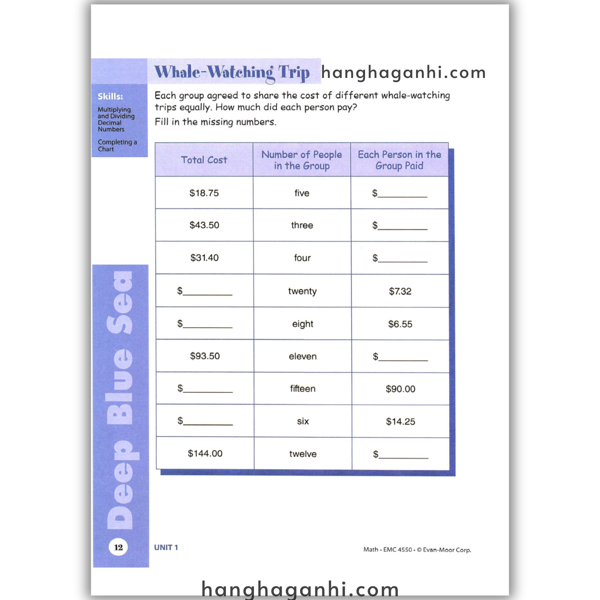 Skill Sharpeners Math Grade 6, Sách Toán Mỹ Evan Moor cho học sinh lớp 6_thumbnail_16