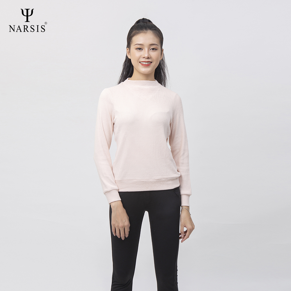 ÁO THU ĐÔNG NỮ L0059 NARSIS VẢI LEN COTTON ẤM ÁP, THOÁNG MÁT, GIỮ ẤM TỐT, MỀM MẠI_thumbnail_3