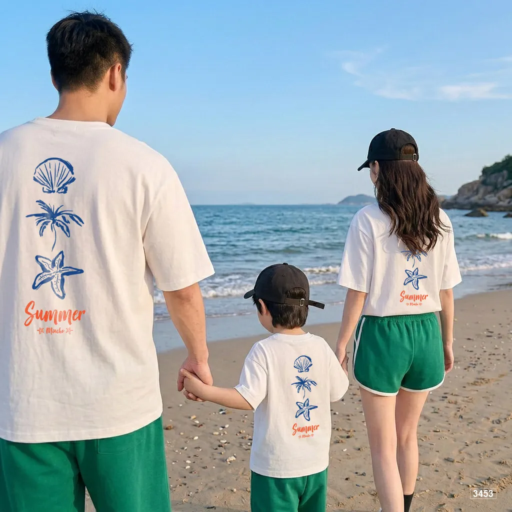 Áo thun bé và gia đình summer Kado 3452 form rộng_thumbnail_2