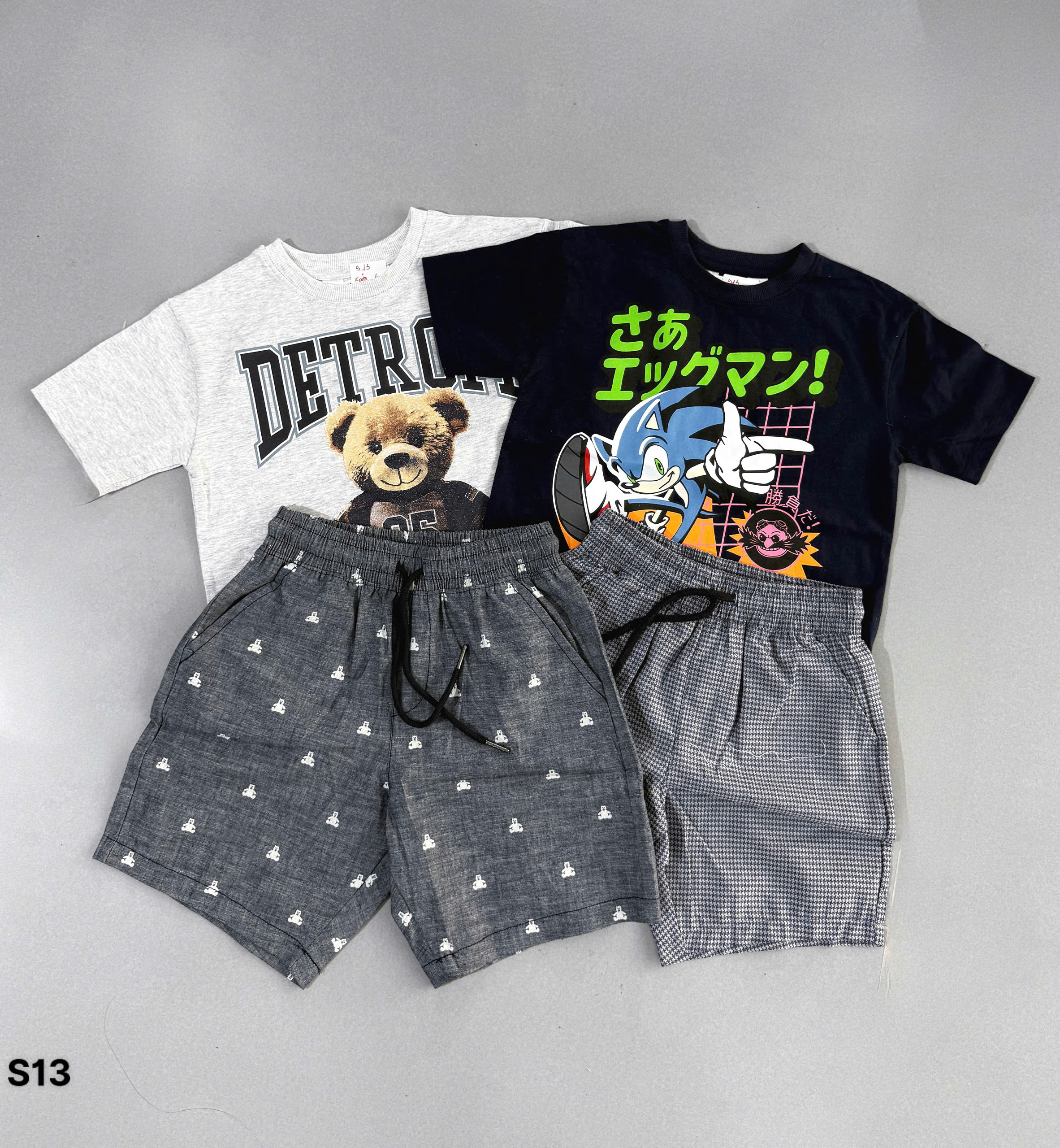 S13 SET BỘ BÉ TRAI 6 MÀU