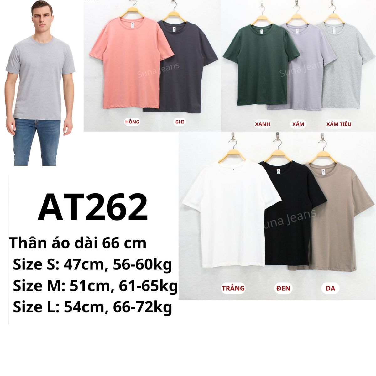 AT262-ÁO THUN NAM-NỮ