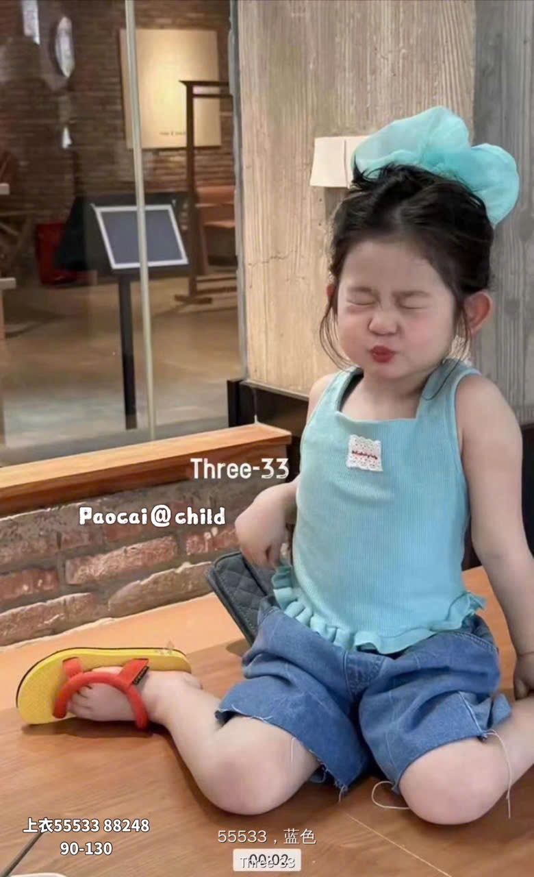 (A109) Áo 2 sát nách bèo gấu 2 mầu xanh/ đỏ