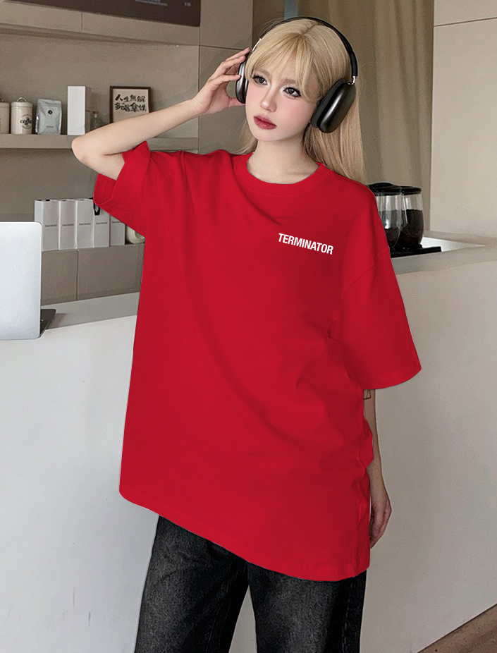 Áo thun nữ form rộng cổ tròn chất vải cotton 4c co giãn thoáng mát 1746 Miucho in basic_thumbnail_2