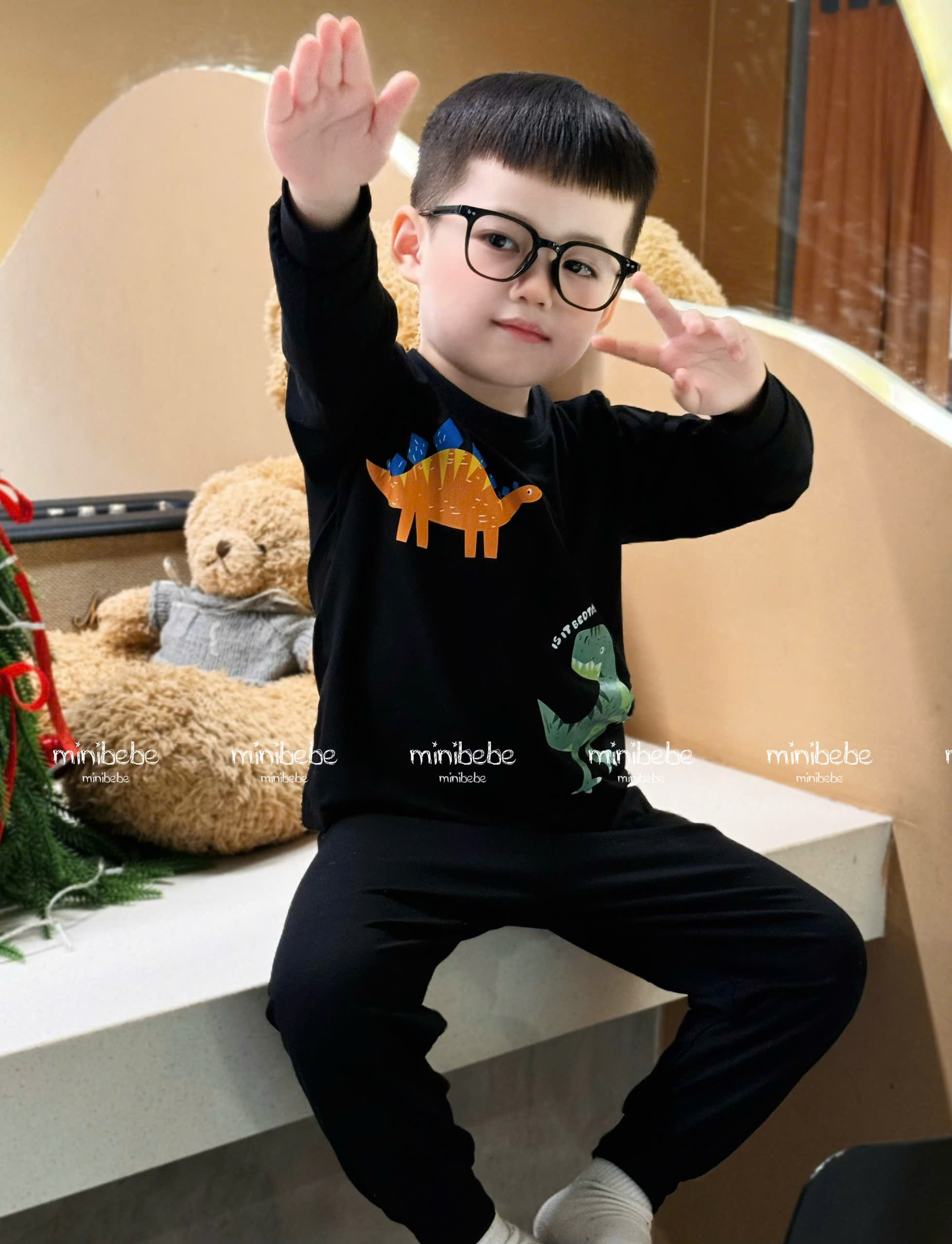 H71 SET 3 BỘ DÀI KHỦNG LONG NHIỀU MÀU MINI- A100.307