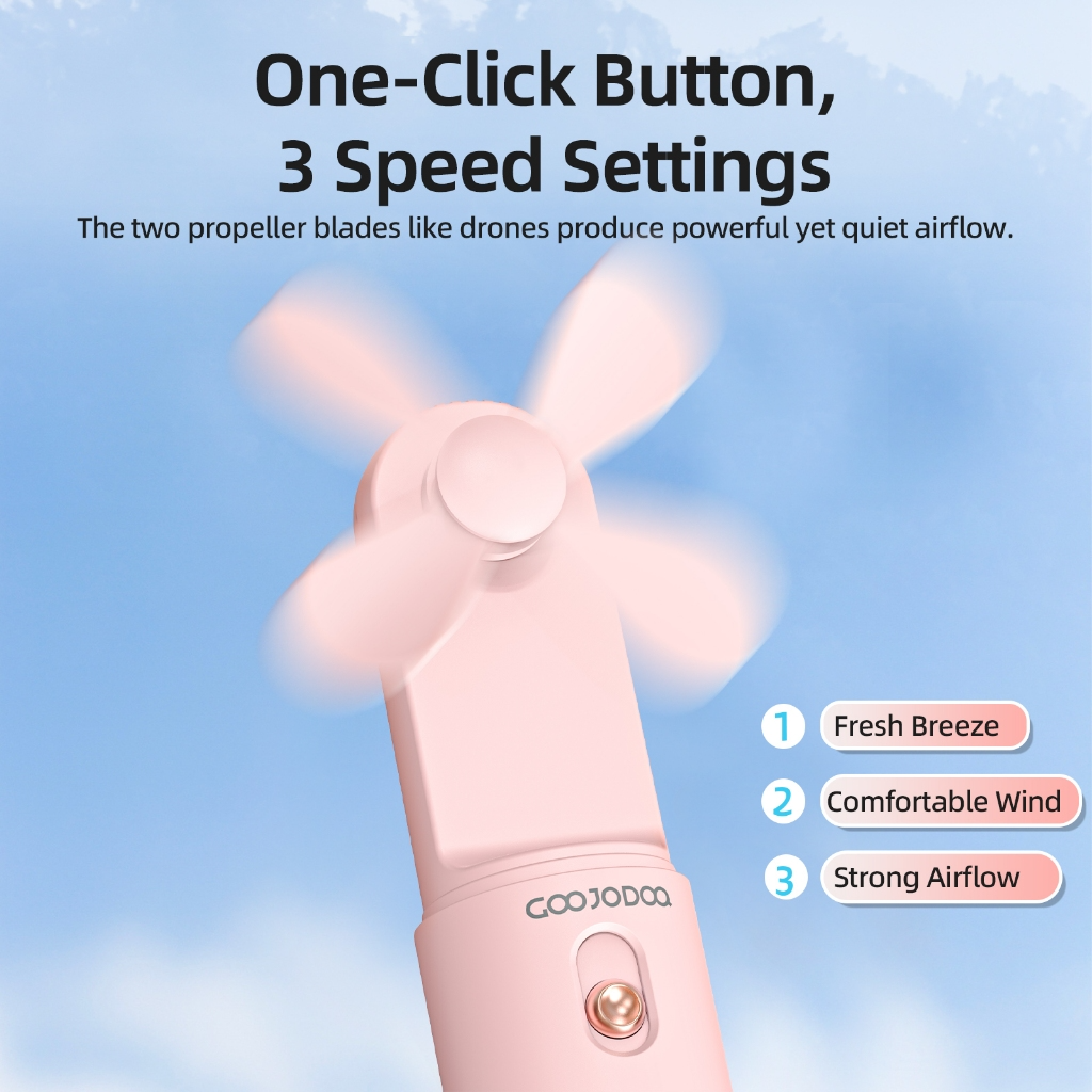 GOOJODOQ Pocket Hand Held Fan FS083 2500maH_thumbnail_9