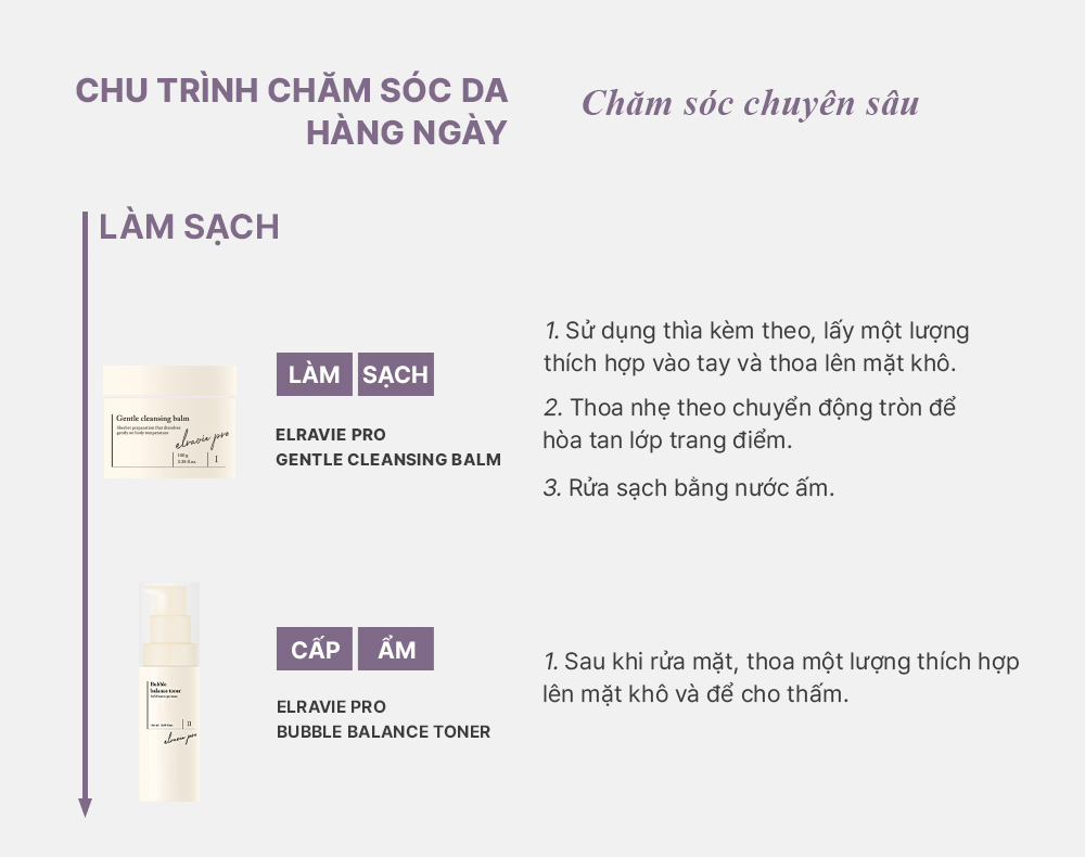 Sáp tẩy trang làm sạch dịu nhẹ Elravie Pro Gentle 100gr_thumbnail_11