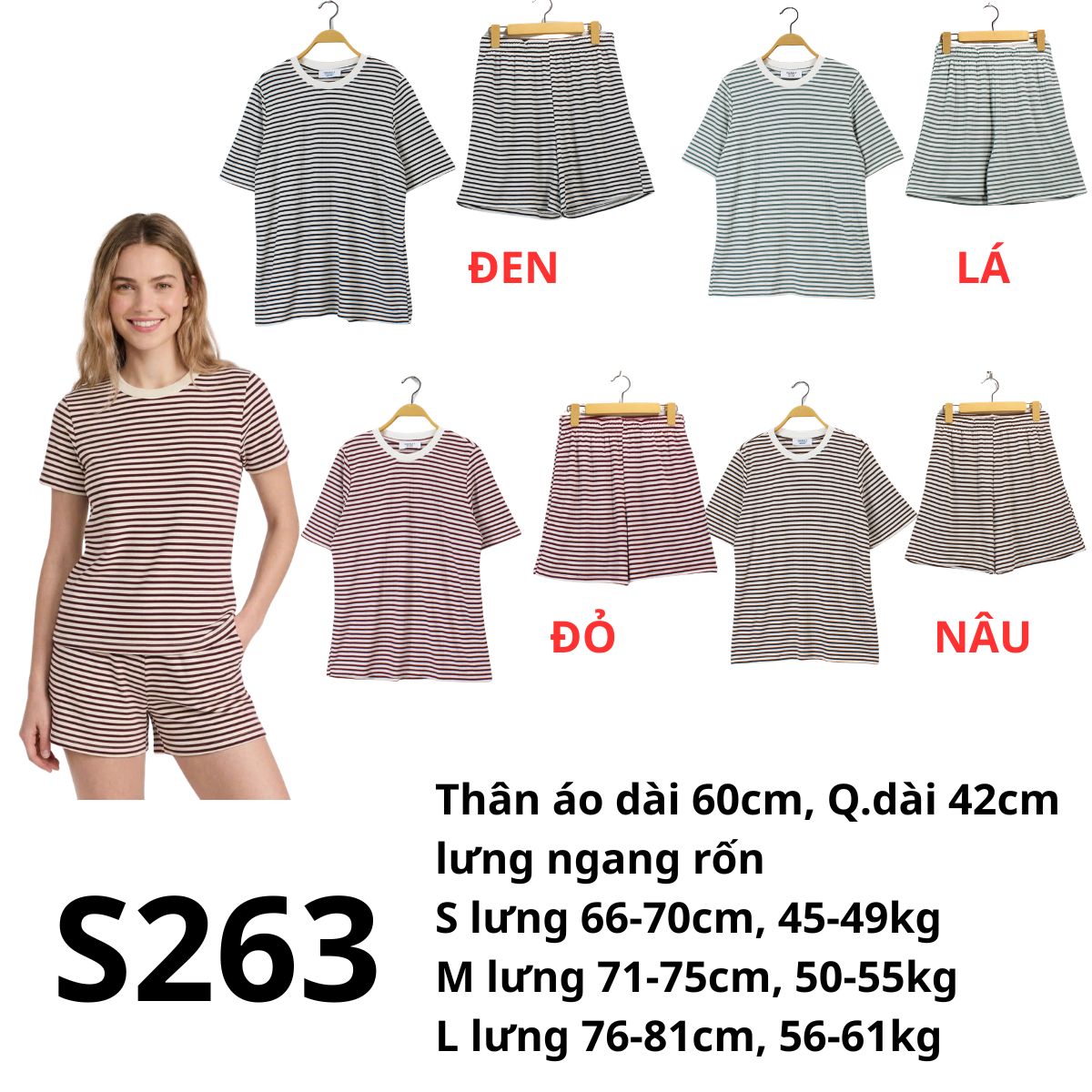 S263- Sét bộ thun