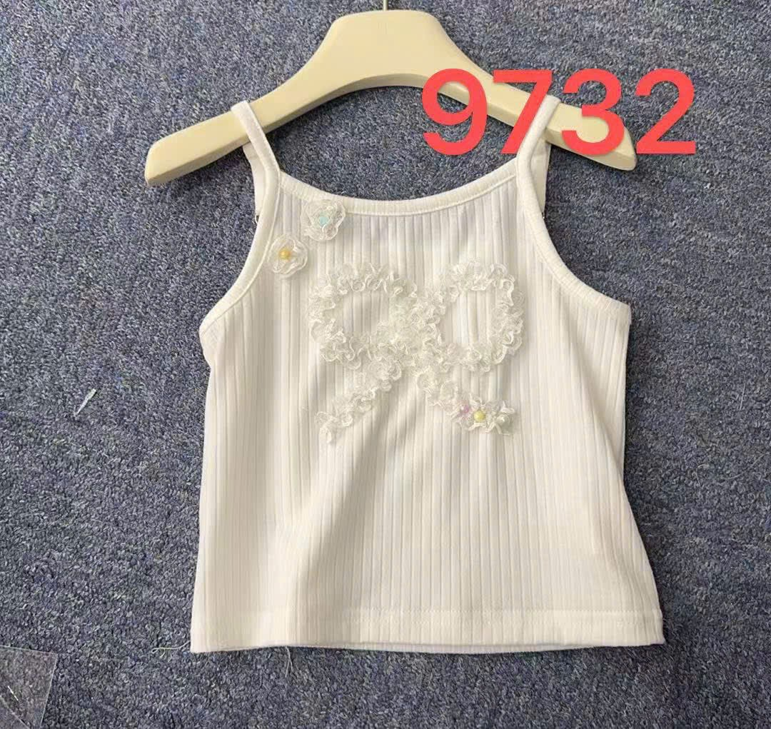 H178 - Áo 2 dây kem hoạ tiết nơ ren đính nổi hãng Seven