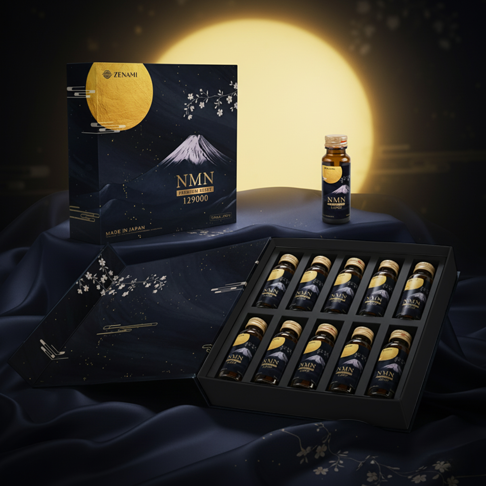 Nước uống NMN Premium Reset 129000 - Hộp 10 chai (50ml/chai)