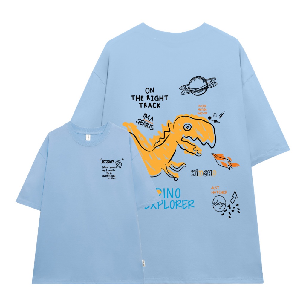 Áo thun nam form rộng ATD1137 Miucho Man tay ngắn áo phông cổ tròn in mix_thumbnail_13