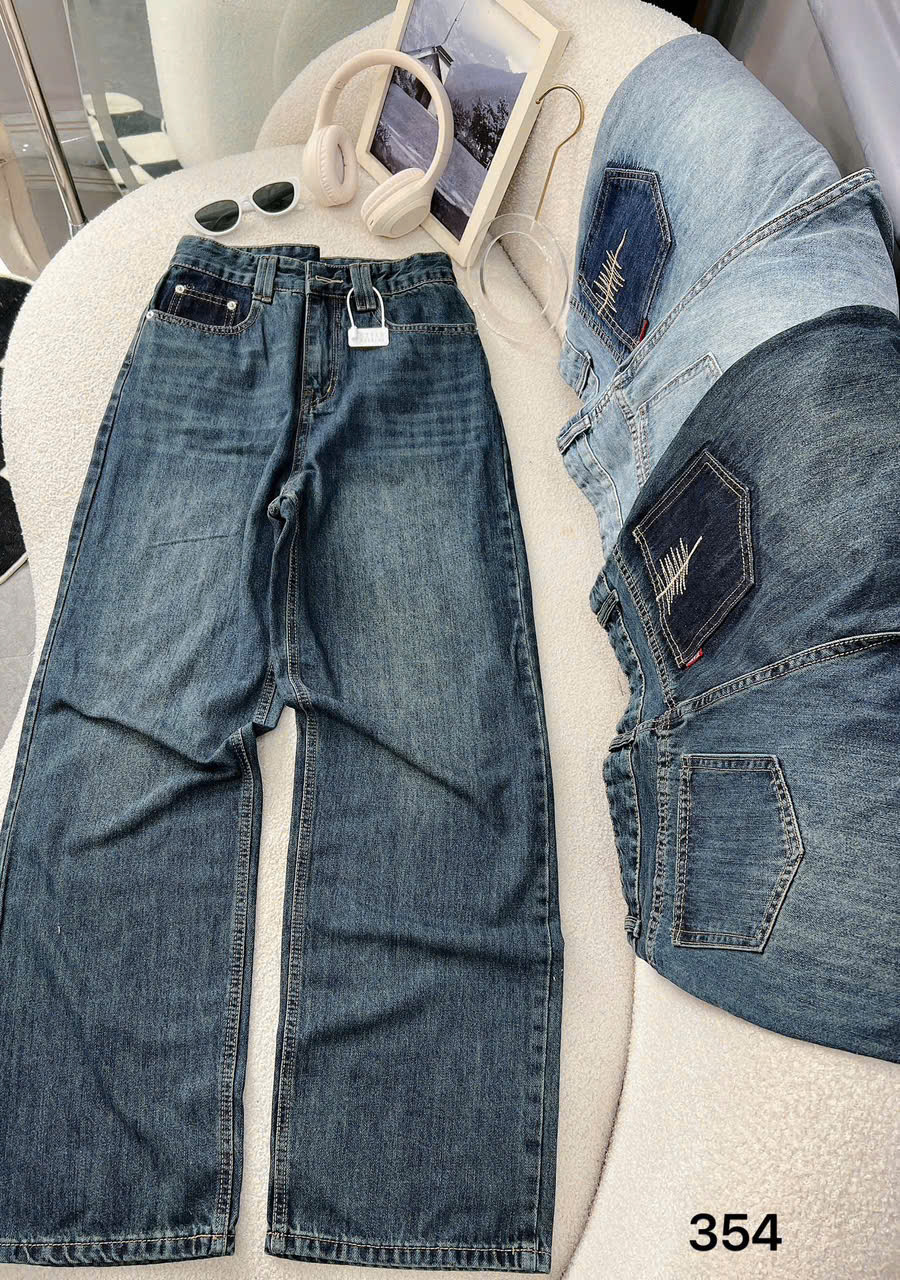 Quần suông jean thêu lưng cao kiểu QJ354 dành cho nàng béo mập từ 55-90kg_thumbnail_16