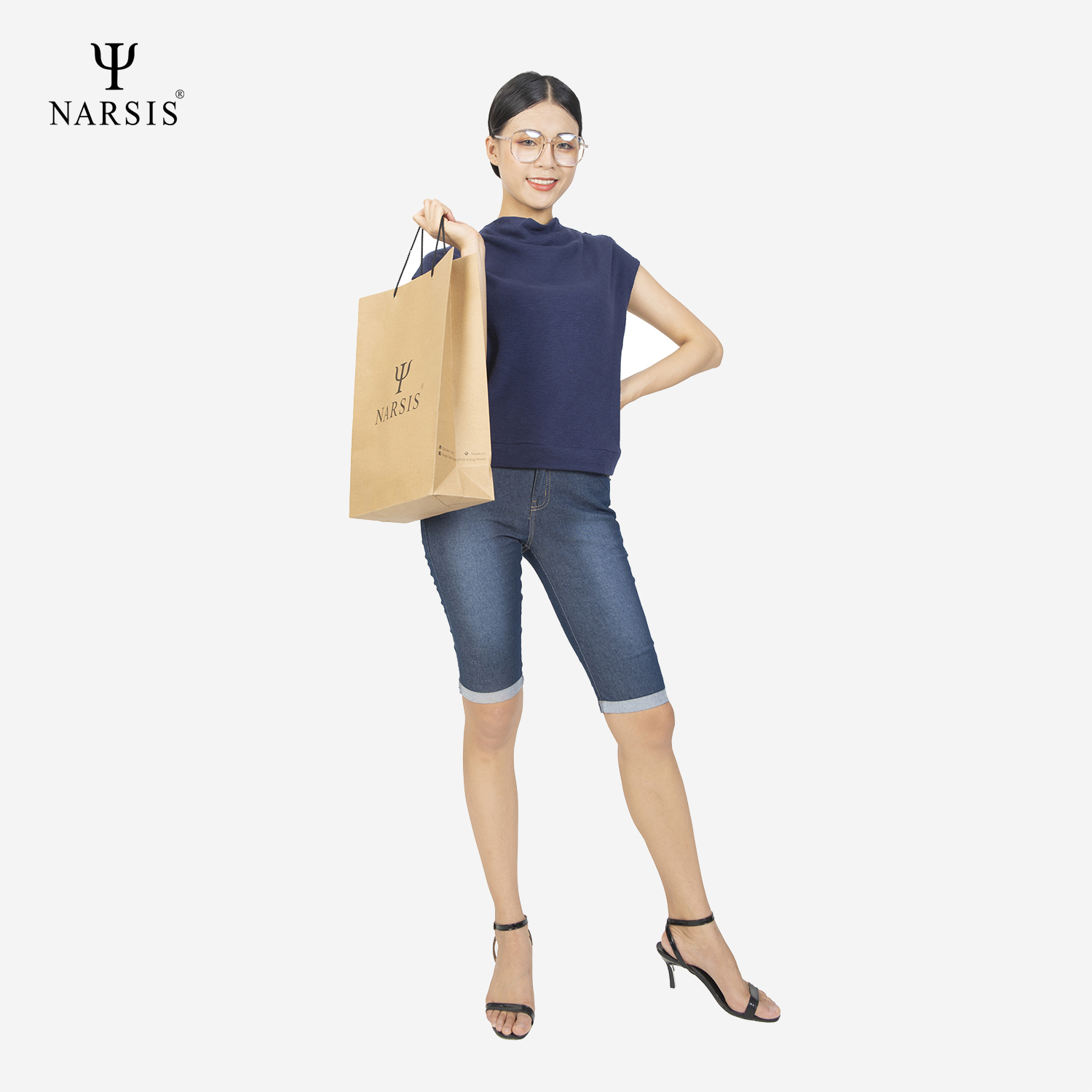 QUẦN LỬNG NỮ P7009 NARSIS CHẤT LIỆU JEAN BỀN BỈ, CÁ TÍNH, TRẺ TRUNG, THỜI TRANG, TRẺ TRUNG, THỜI ..._thumbnail_2