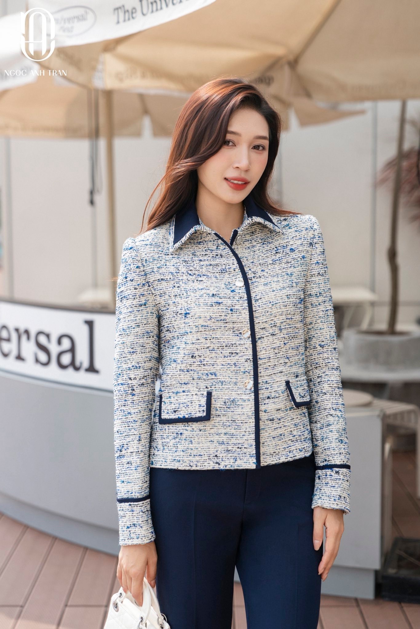 Q064 - Quần baggy xanh navy