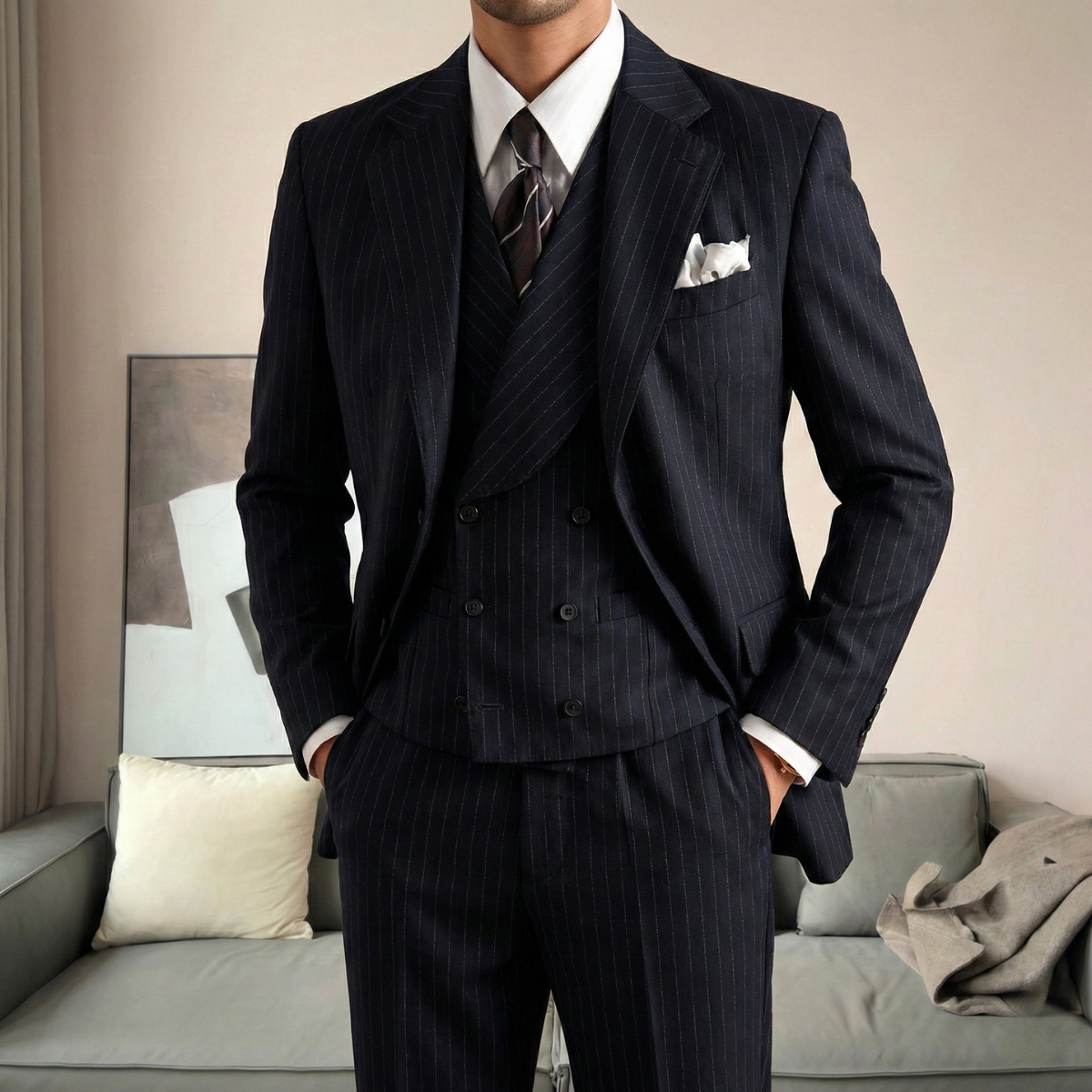 Bộ Suit Sọc Navy Royal Thames_thumbnail_2