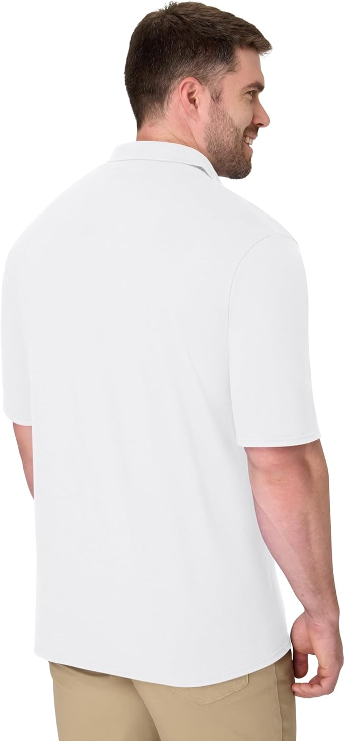 Men’s Active Polo Shirt – Comfortable Midweight Short Sleeve Tee_thumbnail_6