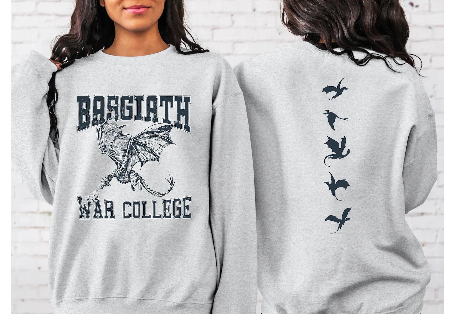 Skyborne Academy Sweatshirt – Bookish Fantasy Two-Sided Design