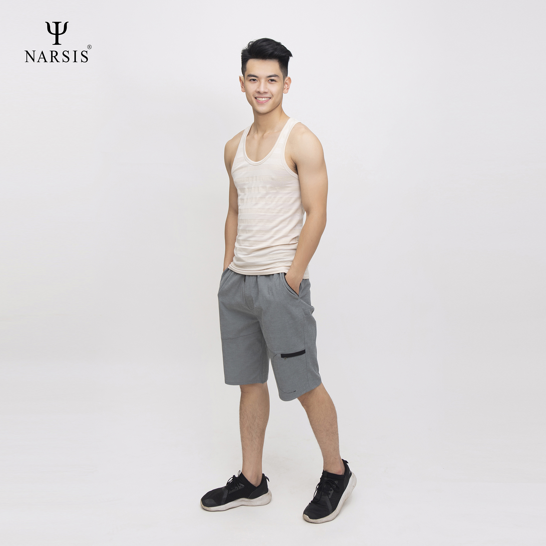 ÁO MAY Ô NAM D4066 NARSIS VẢI COTTON MỀM MẠI, CO GIÃN TỐT, VẢI THOẢI MÁI VẬN ĐỘNG, HÚT ẨM TỐT