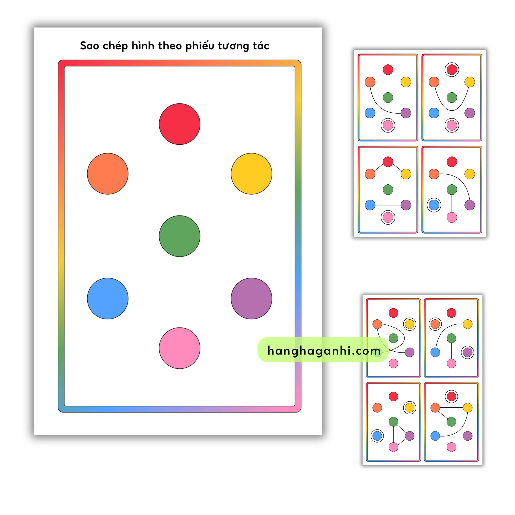 Học liệu IQ Puzzles Siêu trí tuệ, ép plastic, tặng kèm bút viết xóa_thumbnail_3