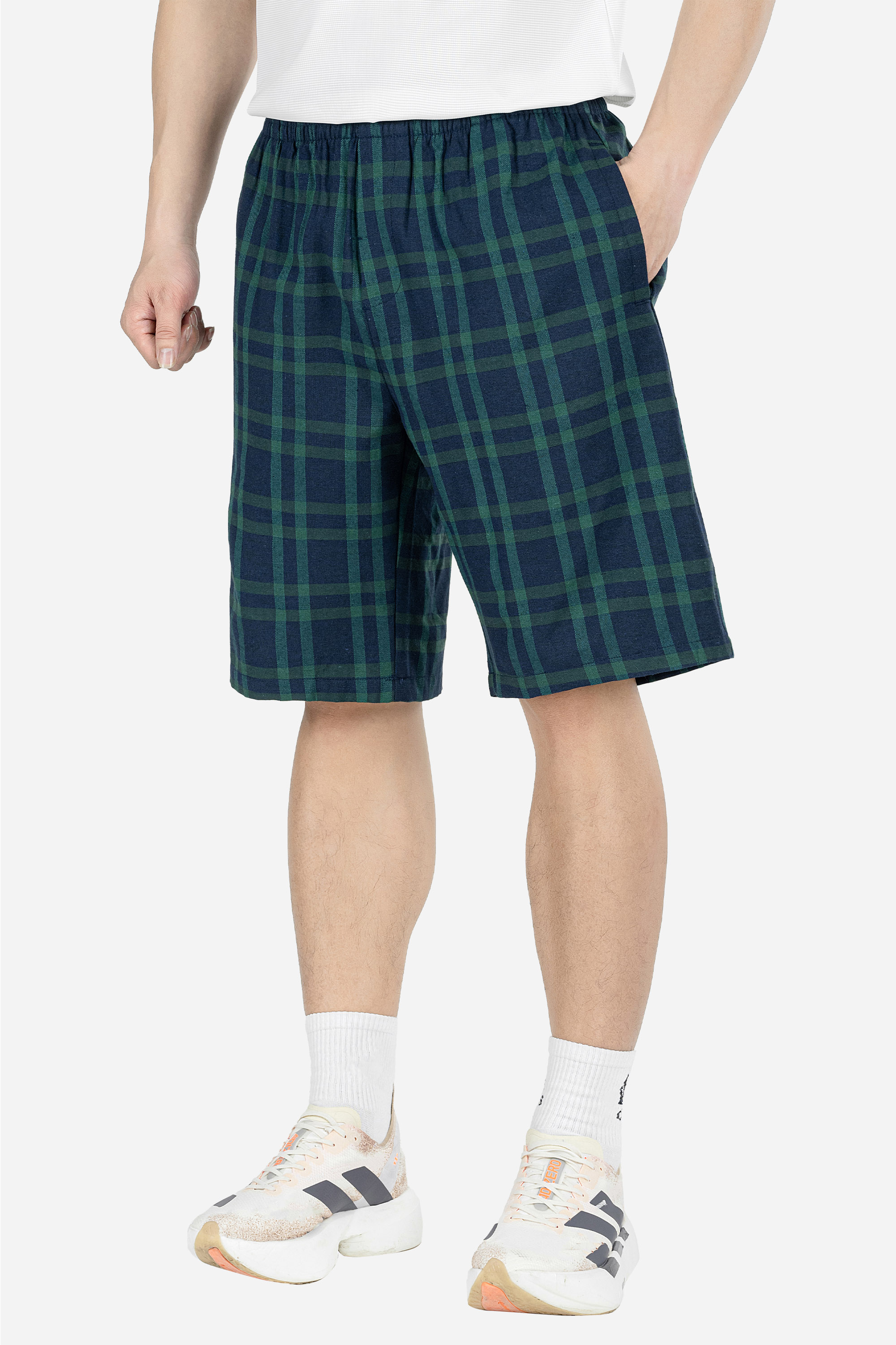 Quần Soọc Kẻ Caro Nam Trung Niên ANCHI Chất Liệu Cotton Dáng Suông Dài Qua Gối_thumbnail_31