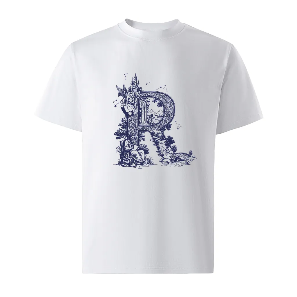 Áo thun nam local brand Miucho Iconic chữ R form rộng tay ngắn cotton thoáng mát 2763_thumbnail_0