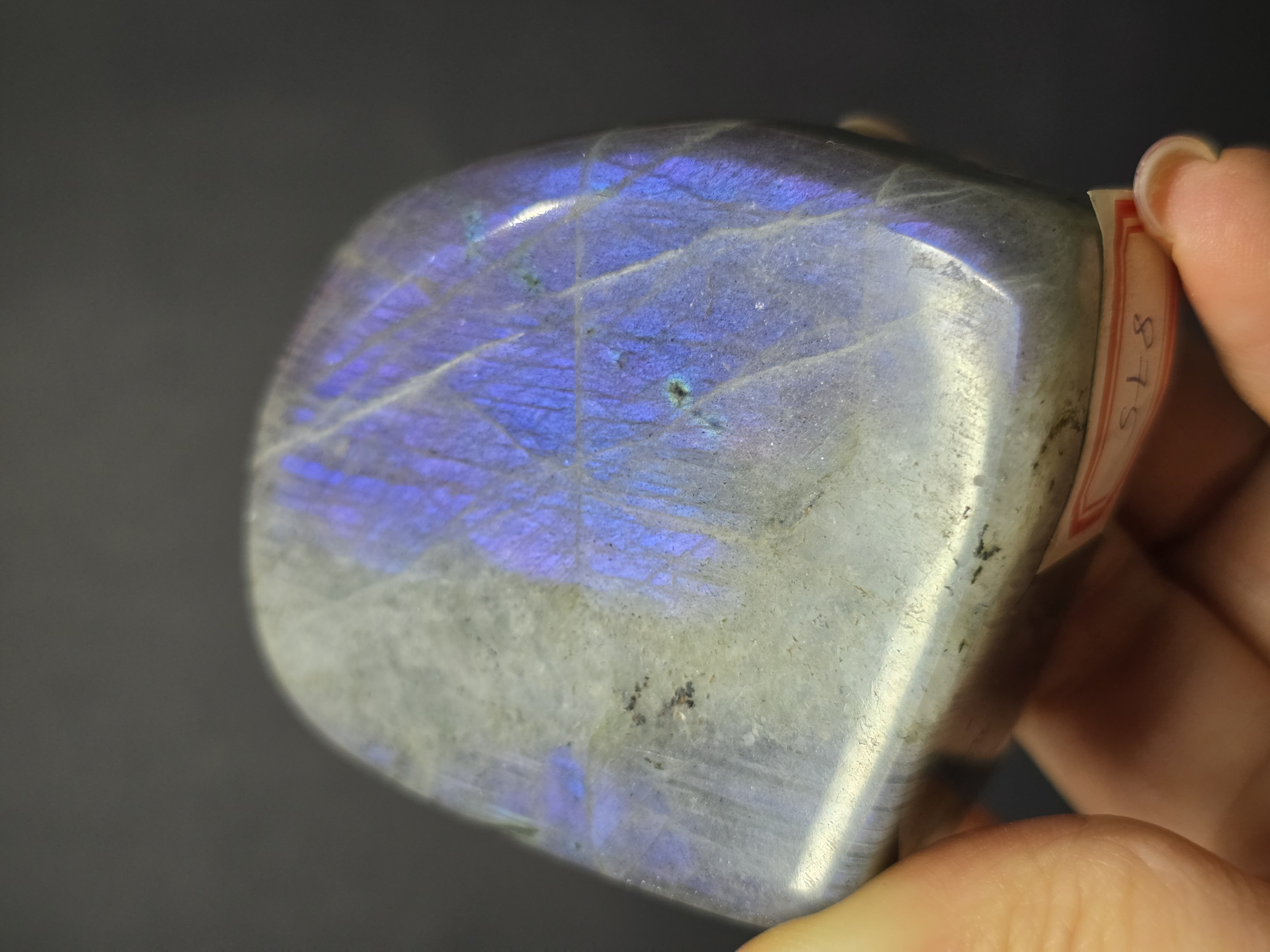 Labradorite / Đá Xà Cừ / Hắc Nguyệt Quang Ánh Tím Xanh Sunset Dạng Freeform Để Bàn_thumbnail_7