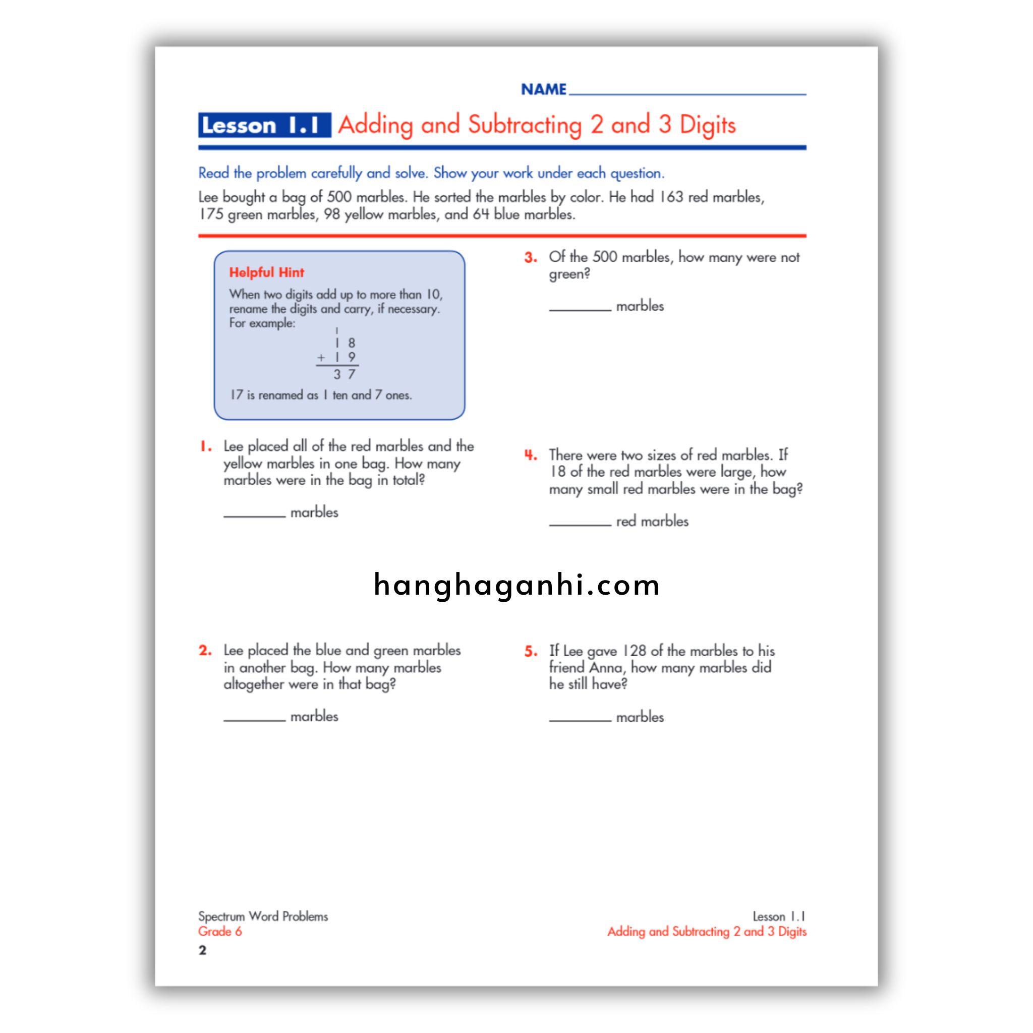 Sách Spectrum Word Problems Workbook Grade 6_thumbnail_5