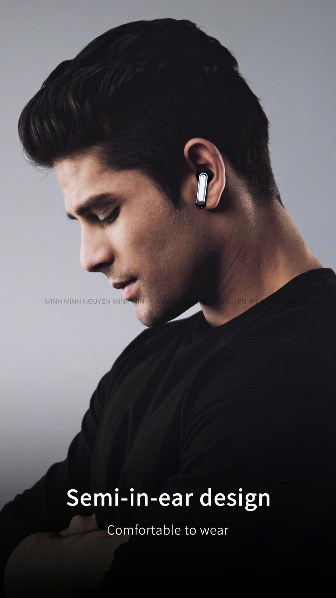 Tai nghe Bluetooth Recci - REP-W52-RED & TARNISH_thumbnail_1