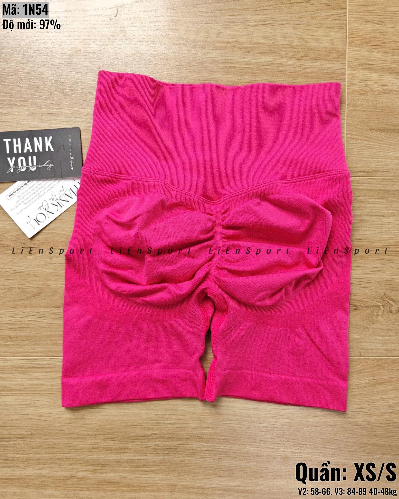 Pontoon Quần short biker thể thao Nữ Size XS S Hồng cánh sen Auth 2nd Co giãn 4 chiều Thấm hút mồ hôi Cạp cao ôm dáng Logo in dọc Ống quần Form ôm sát Phù hợp tập gym yoga chạy bộ Mã:1N54_thumbnail_2