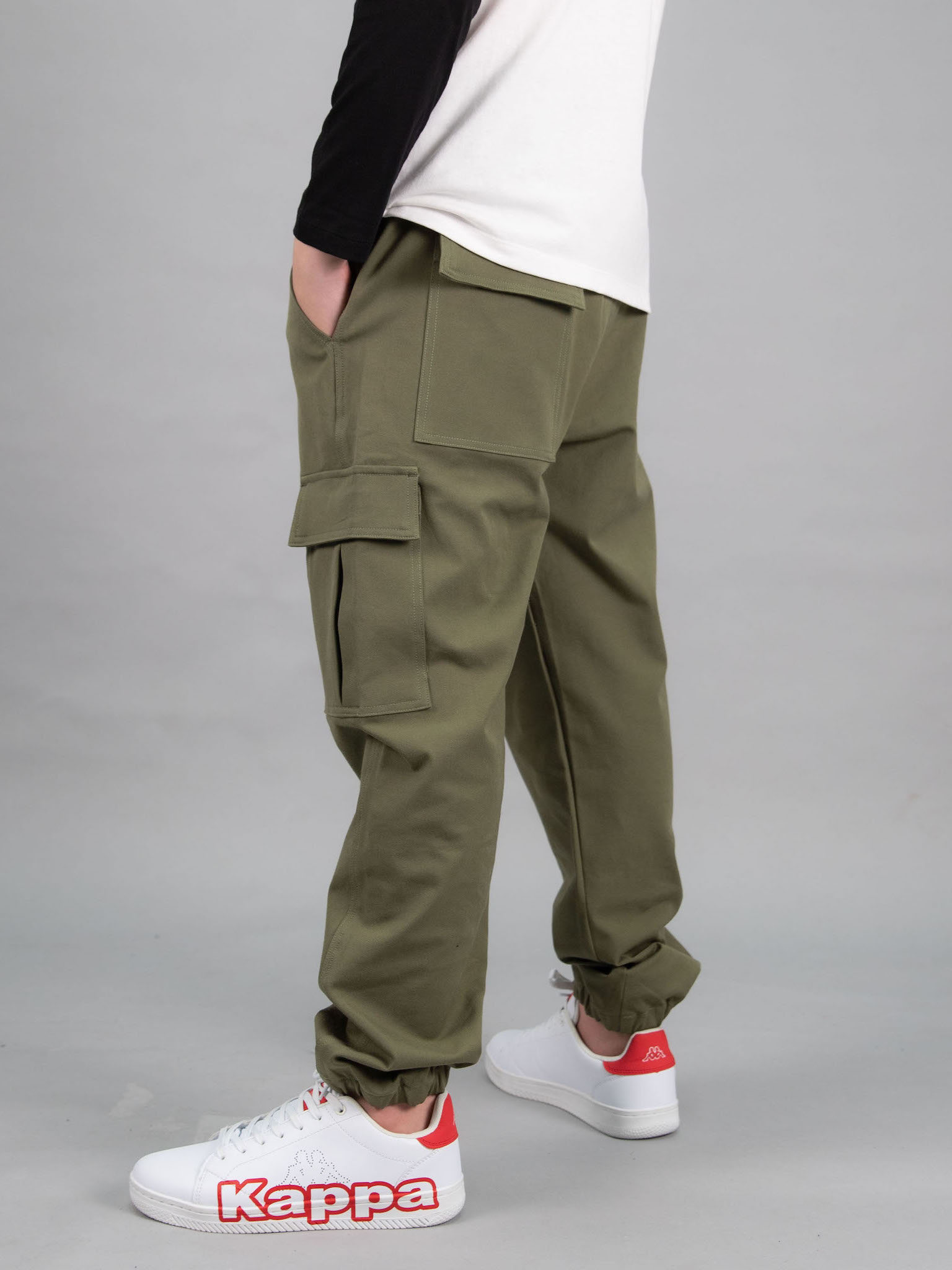 Quần kaki xanh rêu túi hộp_thumbnail_1