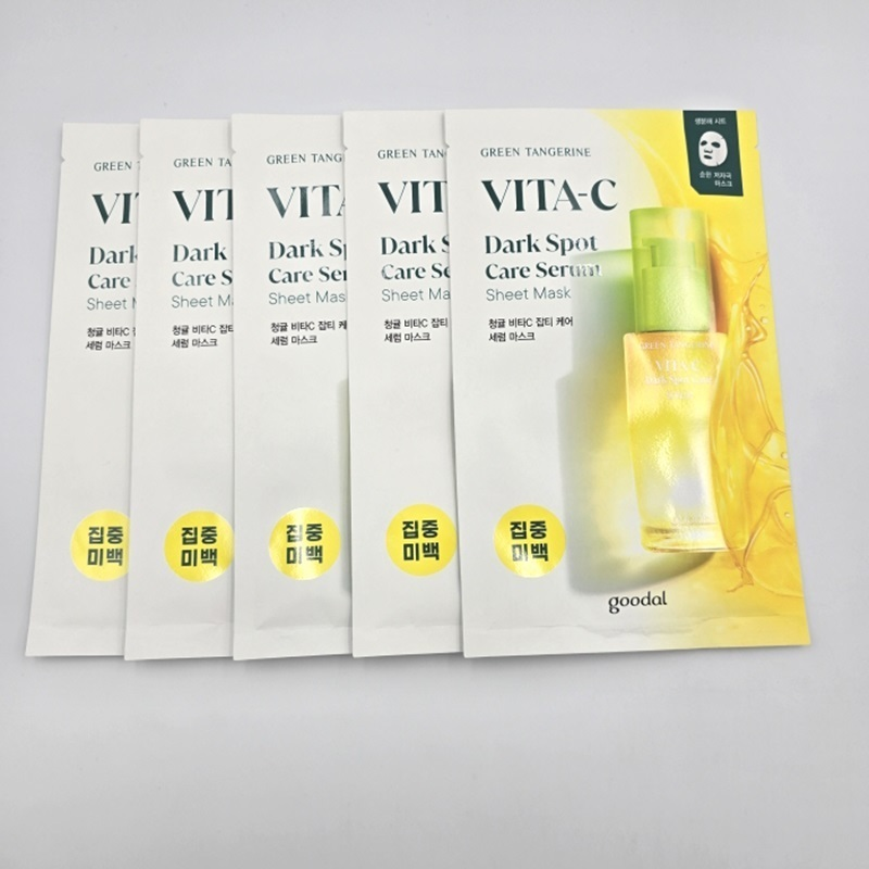 Goodal Green Tangerine Vita-C Dark Spot Care Serum Sheet Mask 28g_thumbnail_3
