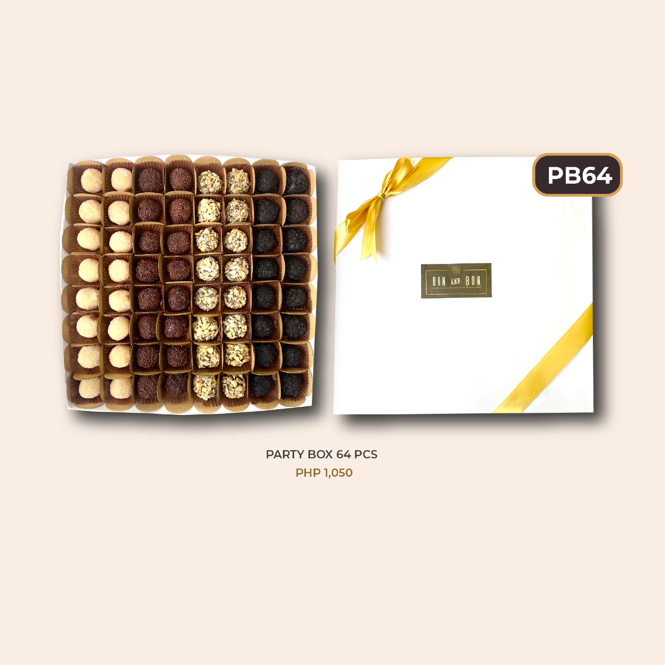 PARTY BOX 64PCS BRIGADEIROS