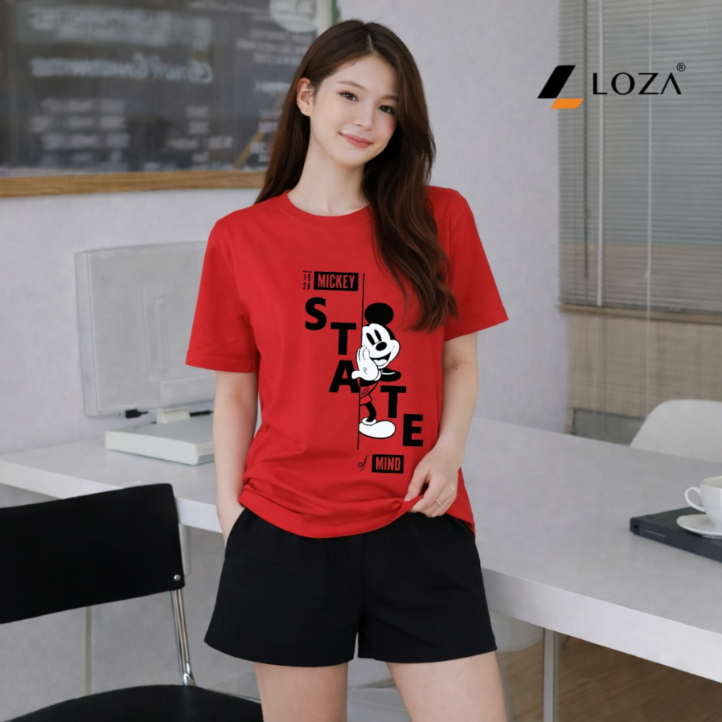 [[Form rộng] Bộ đồ nữ Loza dáng rộng hình Mickey - Loza TB35-BP631_thumbnail_7